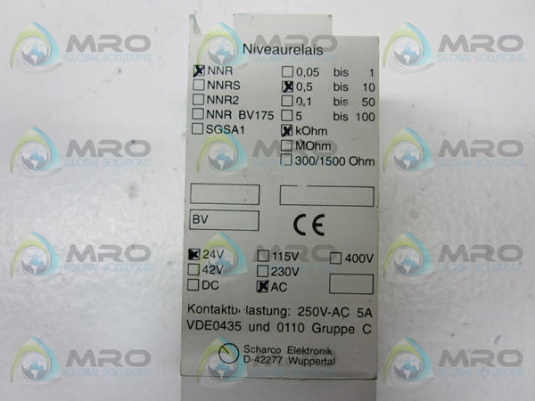 SCHARCO NNR RELAY 24VAC 0.5K OHMS  NSNP