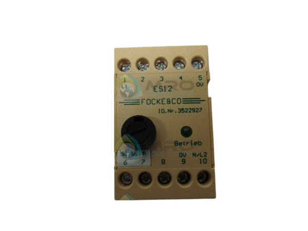 FOCKE ES12 3522927 SAFETY RELAY  NSNP