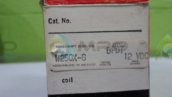 MAGNECRAFT W250X-6 RELAY COIL NSMP
