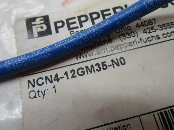 PEPPERL+FUCHS NCN4-12GM35-N0 106320 PROXIMITY SENSOR NSMP