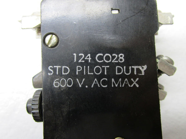 GENERAL ELECTRIC 124C028 OVERLOAD RELAY UNMP