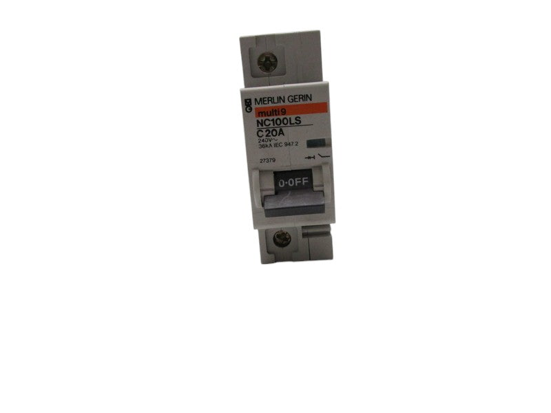 MERLIN GERIN 27379 NC100LS-C20 CIRCUIT BREAKER 20A UNMP