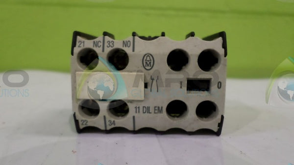 KLOCKNER MOELLER 11DILEM CONTACT AUXILIARY RELAY UNMP