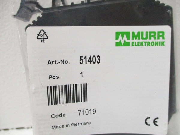 MURR ELEKTRONIK 51403 OUTPUT RELAY 24V NSMP