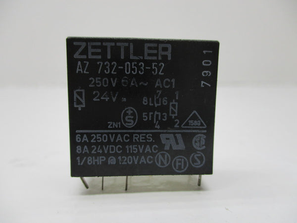 ZETTLER AZ732-053-52 MINI RELAY 24/250V UNMP