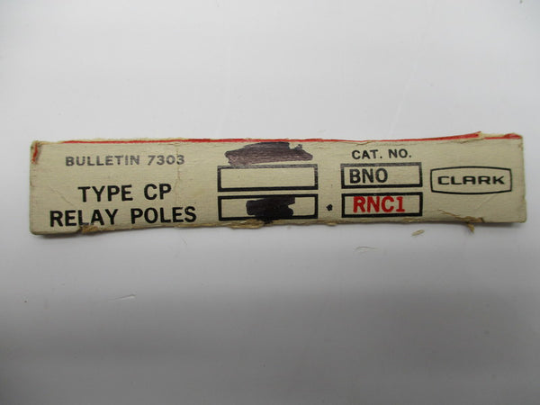 CLARK BNO-RNC1 CP RED RELAY POLES NSNP