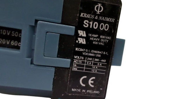 KRAUS&NAIMER S10-00 B128/0022-101 RELAY NSNP
