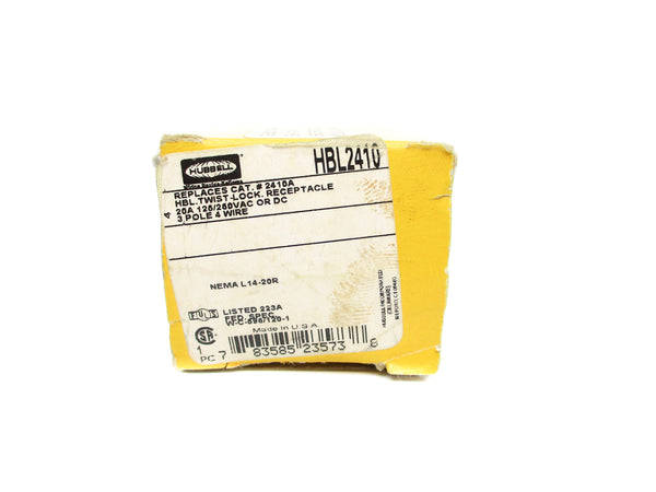 HUBBELL HBL2410 125/250VAC/DC 20A NSMP