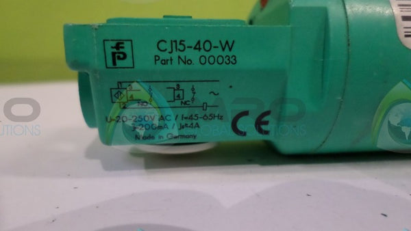 PEPPERL+FUCHS CJ15-40-W SENSOR NSNP