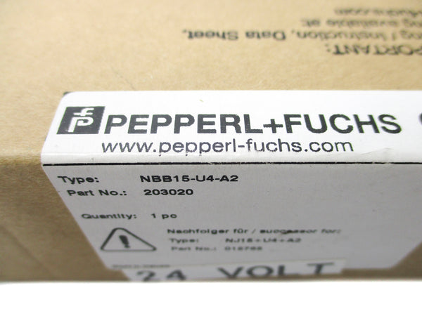 PEPPERL+FUCHS NBB15-U4-A2 203020 10-30VDC NSMP