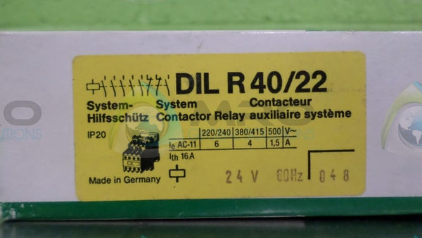 MOELLER DILR40/22 CONTACTOR RELAY NSMP