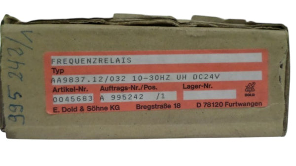 DOLD AA9837.12/032 RELAY VARIMETER FREQUENCY NSMP