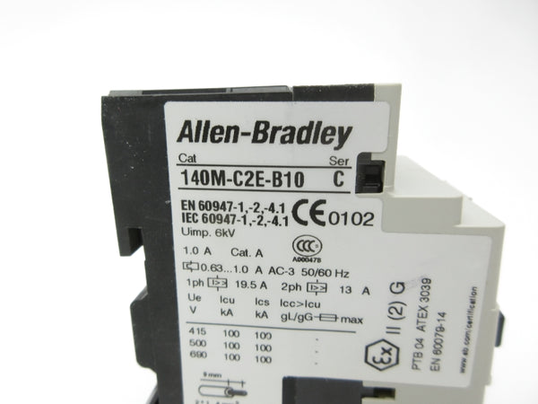 ALLEN BRADLEY 140M-C2E-B10 SER. C 690V 0.63-1.0A NSNP