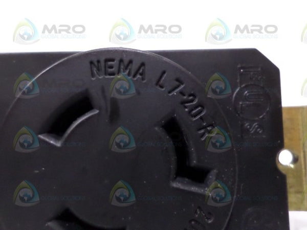 PASS & SEYMOUR NEMA L7-20-R RECEPTACLE NSNP