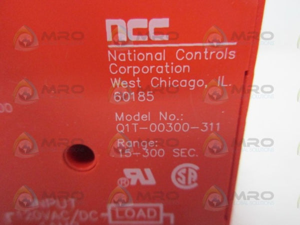 NCC Q1T-00300-311 TIME DELAY RELAY UNMP