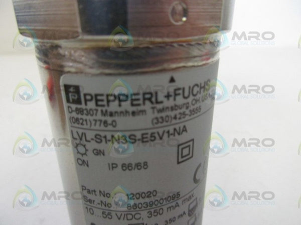 PEPPERL+FUCHS LVL-S1-N3S-E5V1-NA LIQUID LEVEL SENSOR NSMP