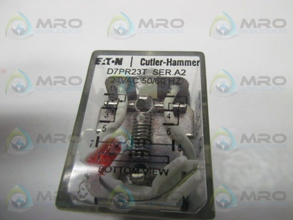 CUTLER HAMMER D7PR23T SER. A2 RELAY 24VAC  UNMP