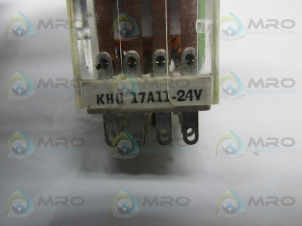POTTER & BRUMFIELD KHU-17A11-24V RELAY  UNMP