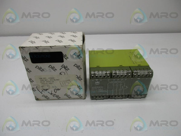PILZ PZE5V-0.5-3S-24VDC-4S-1O SAFETY RELAY  NSMP