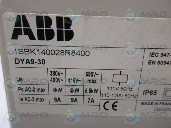ABB 1SBK140028R8400 STARTER NSMP