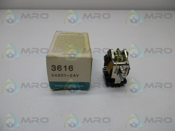 POTTER & BRUMFIELD KA5DY-24V COIL RELAY  NSMP