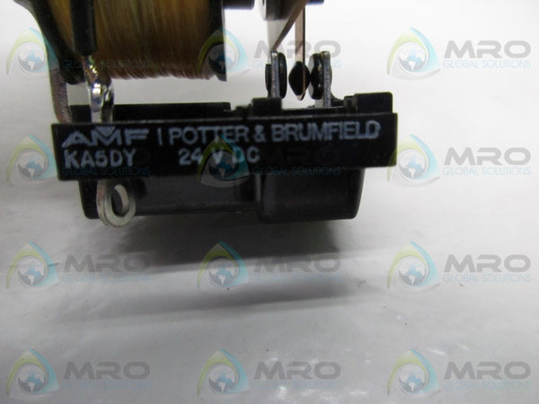 POTTER & BRUMFIELD KA5DY-24V COIL RELAY  NSMP