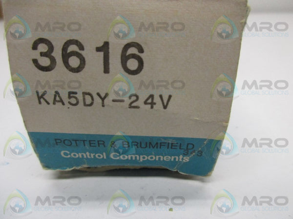 POTTER & BRUMFIELD KA5DY-24V COIL RELAY  NSMP