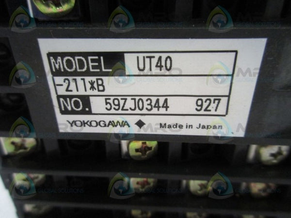 YOKOGAWA UT40 TEMPERATURE CONTROLLER NSMP