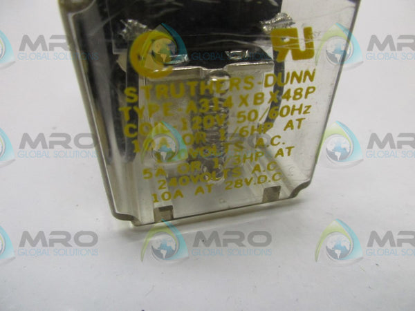 STRUTHERS DUNN A314XBX48P RELAY  UNMP