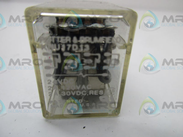 POTTER & BRUMFIELD KHU17D13 RELAY 24VDC  UNMP
