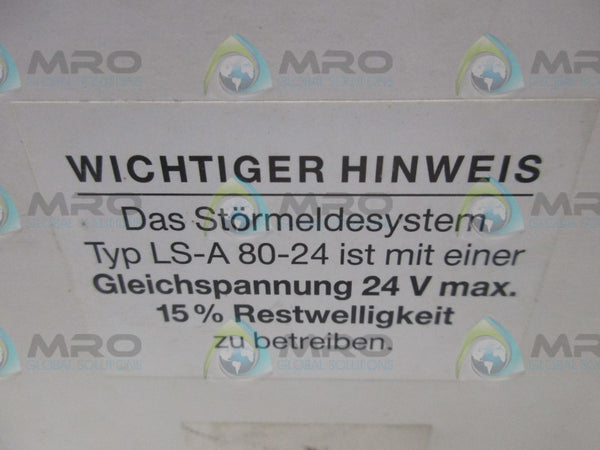 LUMITAS LS-A80-24 SAFETY RELAY  NSFS