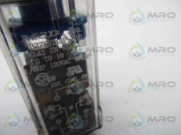 MSD 327XBX46P-010 TIME DELAY RELAY  UNMP