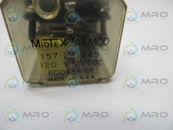 MIDTEX 157-23T2A5 RELAY 120V 50/60C  UNMP