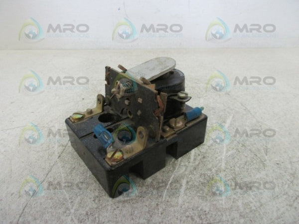 SQUARE D 8501-CO-2 CONTROL RELAY UNMP