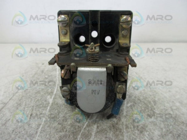 SQUARE D 8501-CO-2 SER. A CONTROL RELAY UNMP