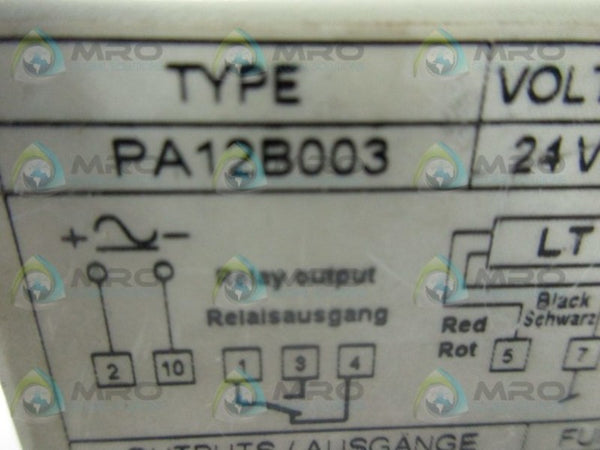 TELCO PA12B003 OPTO AMPLIFIER 24VDC UNMP