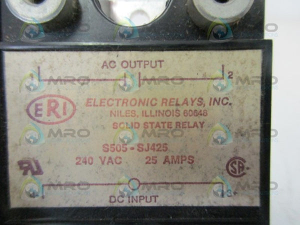 ELECTRONICS RELAYS S505-SJ425 SOLID STATE RELAY UNMP