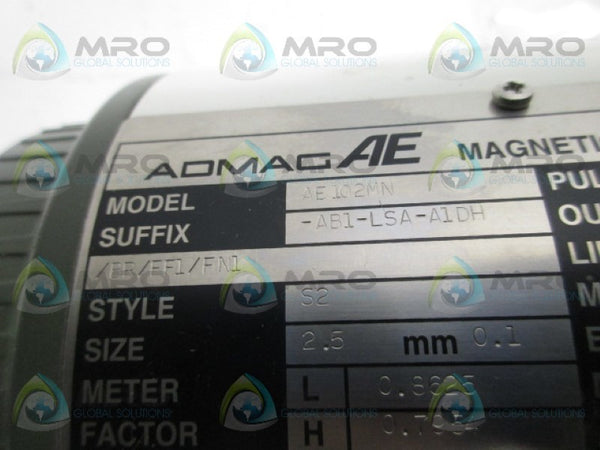 YOKOGAWA AE102MN-AB1-LSA-A1DH/BR/FF1/FN1 MAGNETIC FLOWMETER NSNP