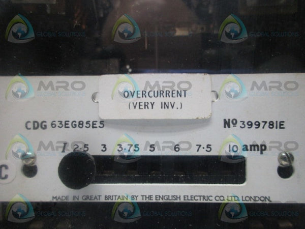 GEC CDG63EG85E5 RELAY  UNMP