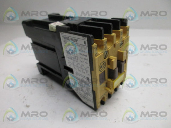 ALLEN BRADLEY 700DC-F400Z12 SER B CONTROL RELAY  UNMP
