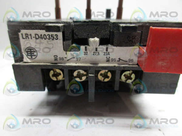 TELEMECANIQUE LR1-D40-353 OVERLOAD RELAY 32-23A  UNMP