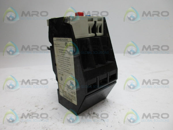 SIEMENS 3UA5012-0J OVERLOAD RELAY 0,63-1A  UNMP