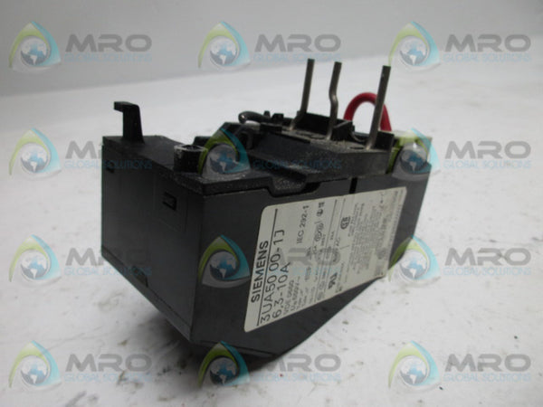 SIEMENS 3UA5000-1J OVERLOAD RELAY 6,3-10A  UNMP