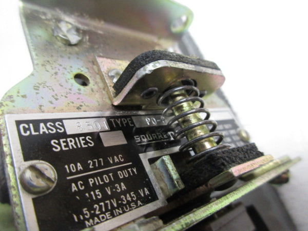 SQUARE D 8501-PO-8 CONTROL RELAY UNMP