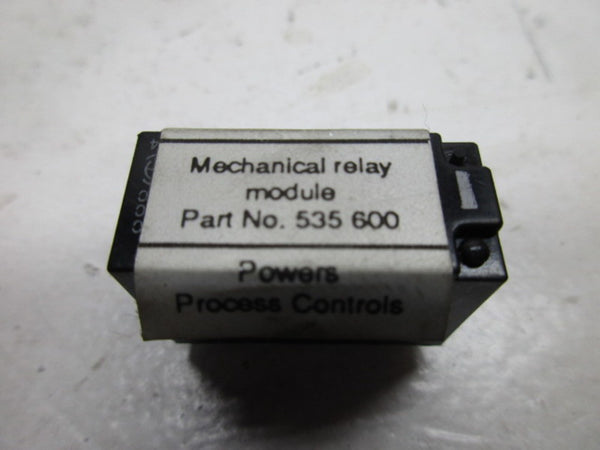 POWERS PROCESS CONTROLS 535-600 RELAY UNMP