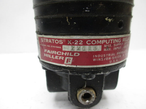 FAIRCHILD K-22 22113 COMPUTING RELAY UNMP