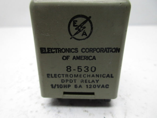 ECA 8-530 ELECTROMECHANICAL RELAY 120VAC  UNMP