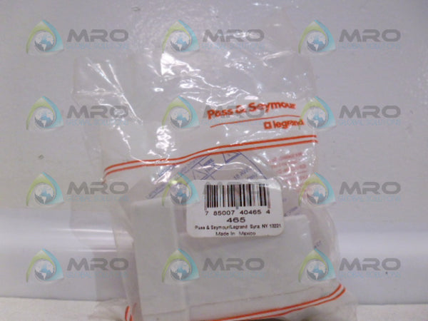 PASS & SEYMOUR 465 FLUORESCENT LAMPHOLDER RECESSED NSMP