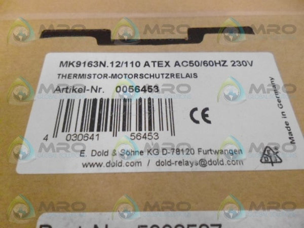 DOLD MK9163N.12/110 OVERLOAD RELAY NSMP