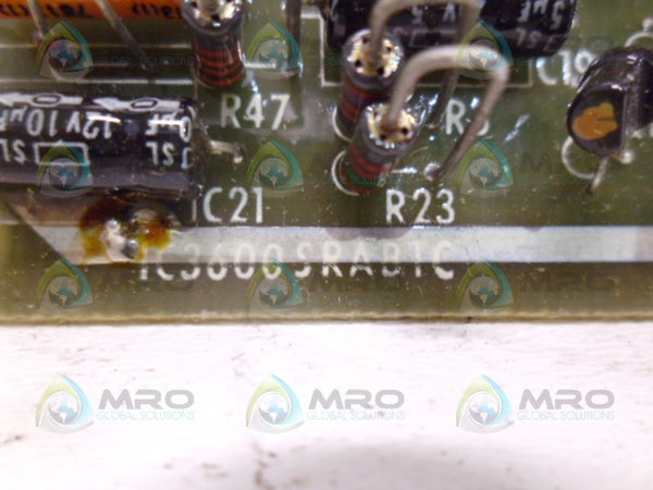 GENERAL ELECTRIC IC3600SRAB1C RELAY DRIVER BOARD UNMP